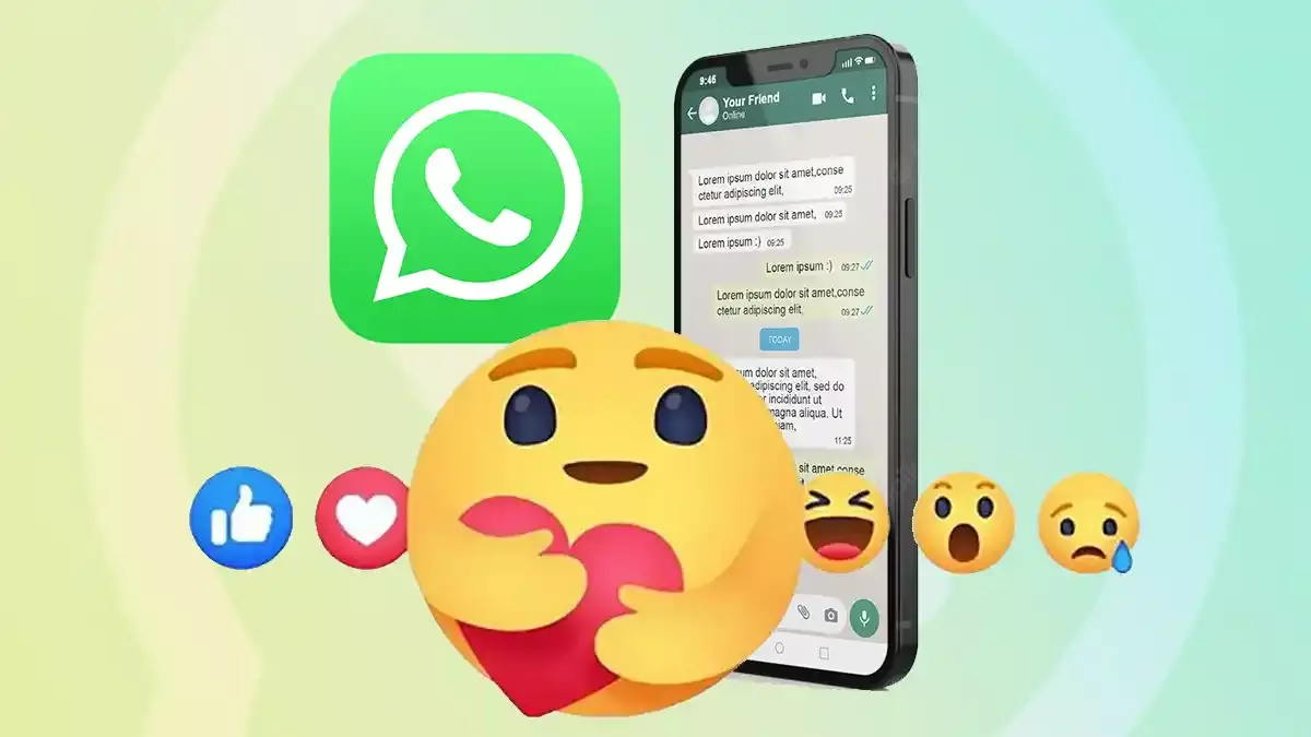 Reacciones en WhatsApp.