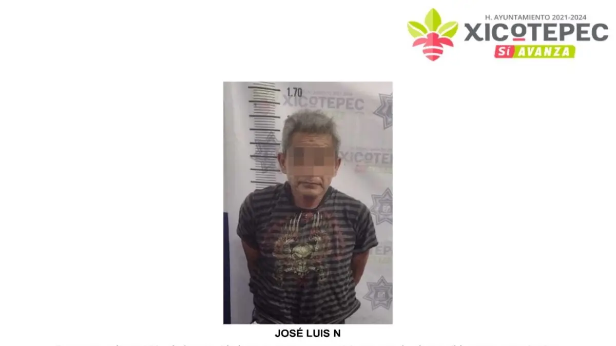 Detenido en Xicotepec de Juárez.