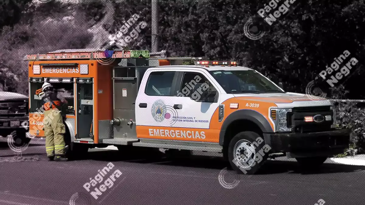 Accidentes en la colonia El Encinar.
