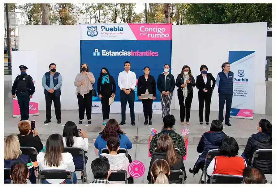 Apoyos para estancias infantiles en Puebla.