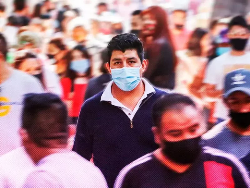 Uso del cubrebocas en Puebla.