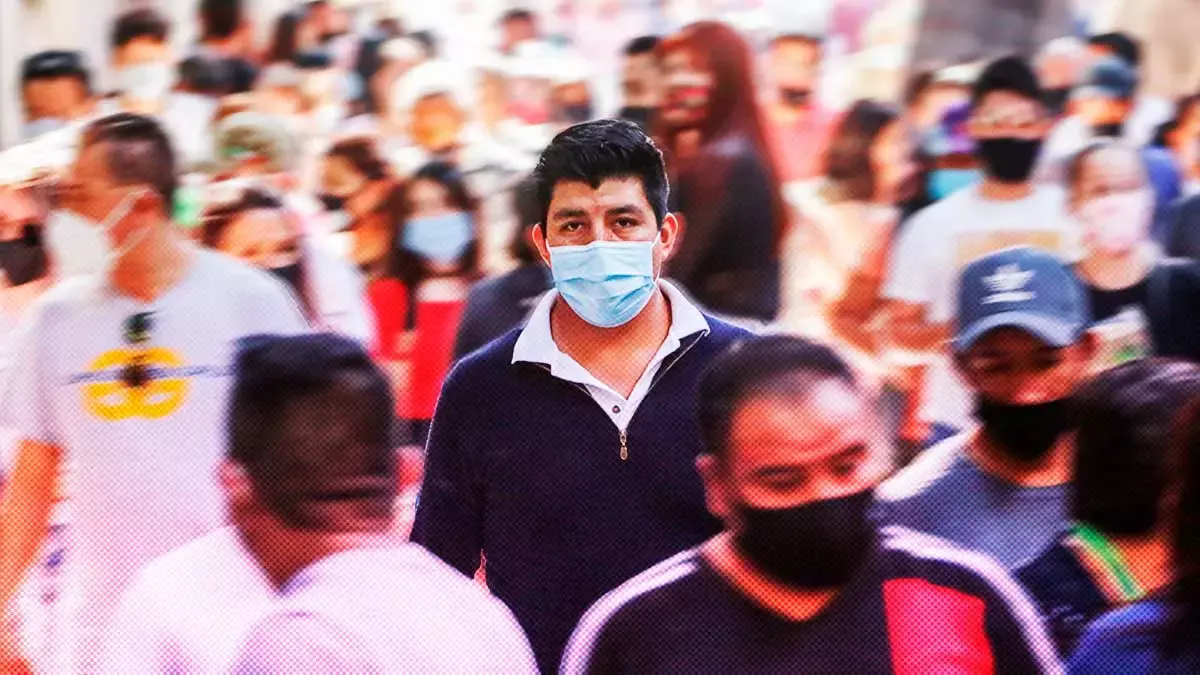 Uso del cubrebocas en Puebla.