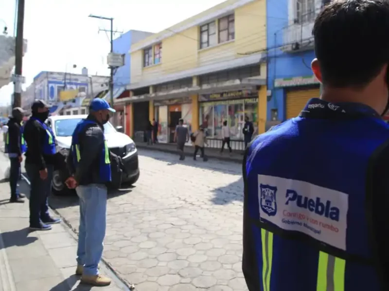Ayuntamiento de Puebla continúa con el reordenamiento del Centro Histórico