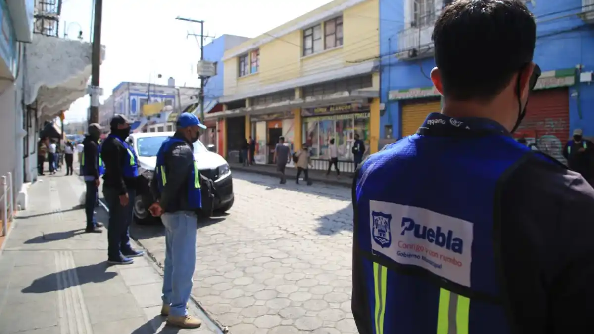 Ayuntamiento de Puebla continúa con el reordenamiento del Centro Histórico