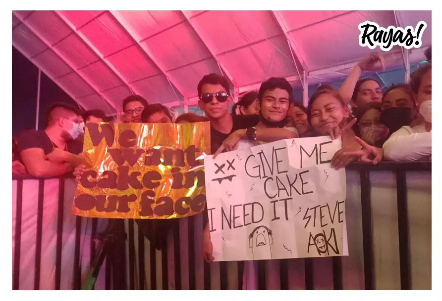 Steve Aoki Puebla aventó pasteles