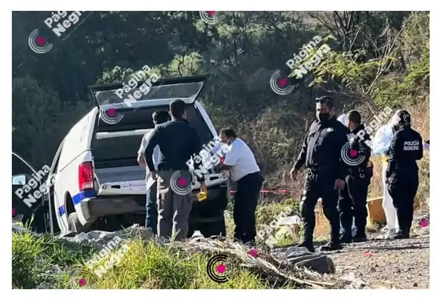 Cadáver embolsado de un hombre fue encontrado en Santa Isabel Cholula.