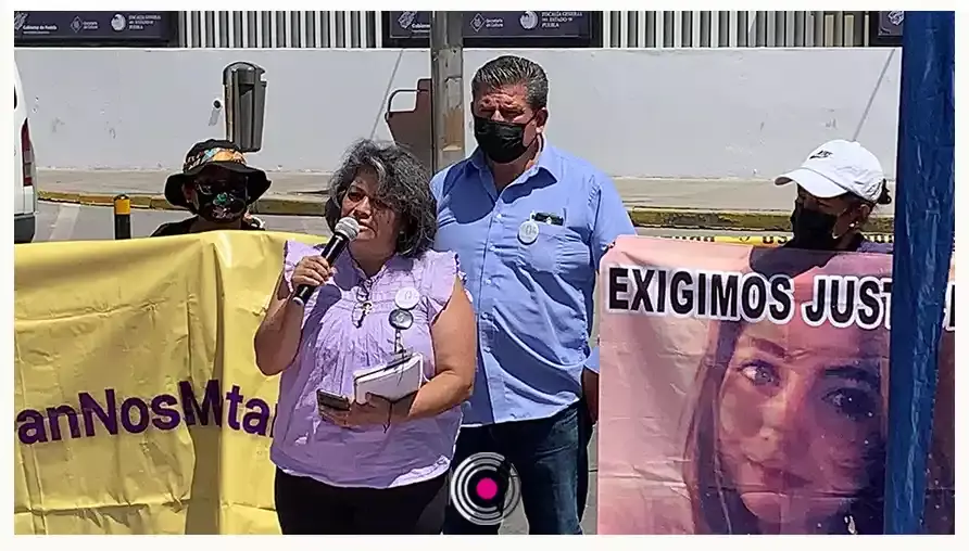 Manifestación por Zyanya Figueroa.