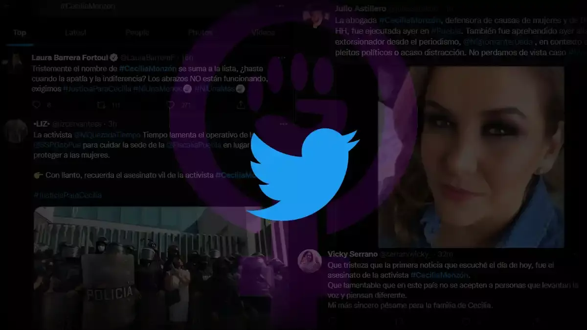 Cecilia Monzón en Twitter.