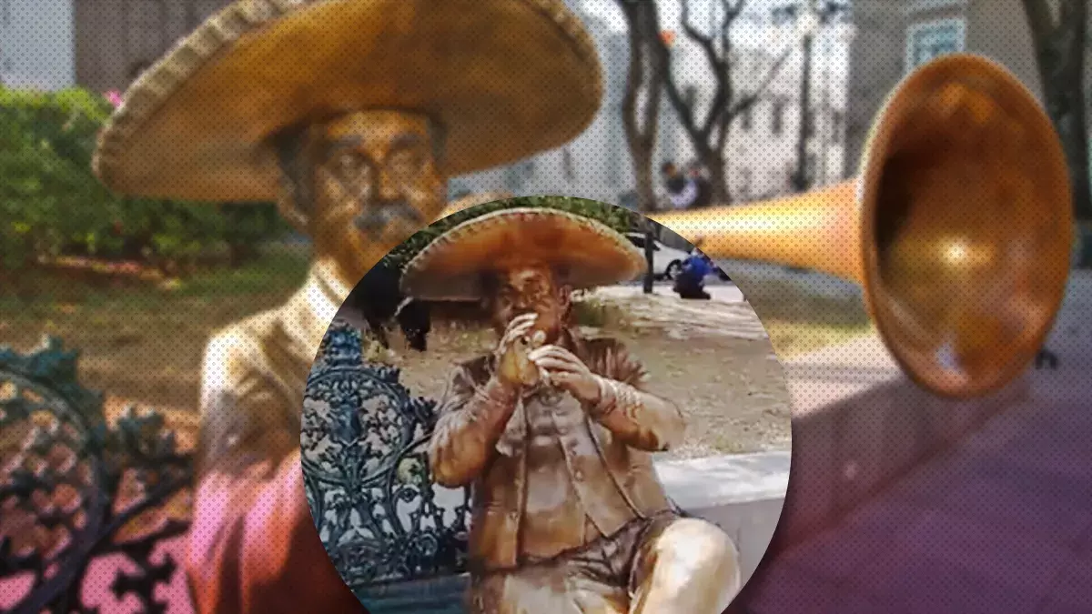 Vandalizan estatua en Puebla.