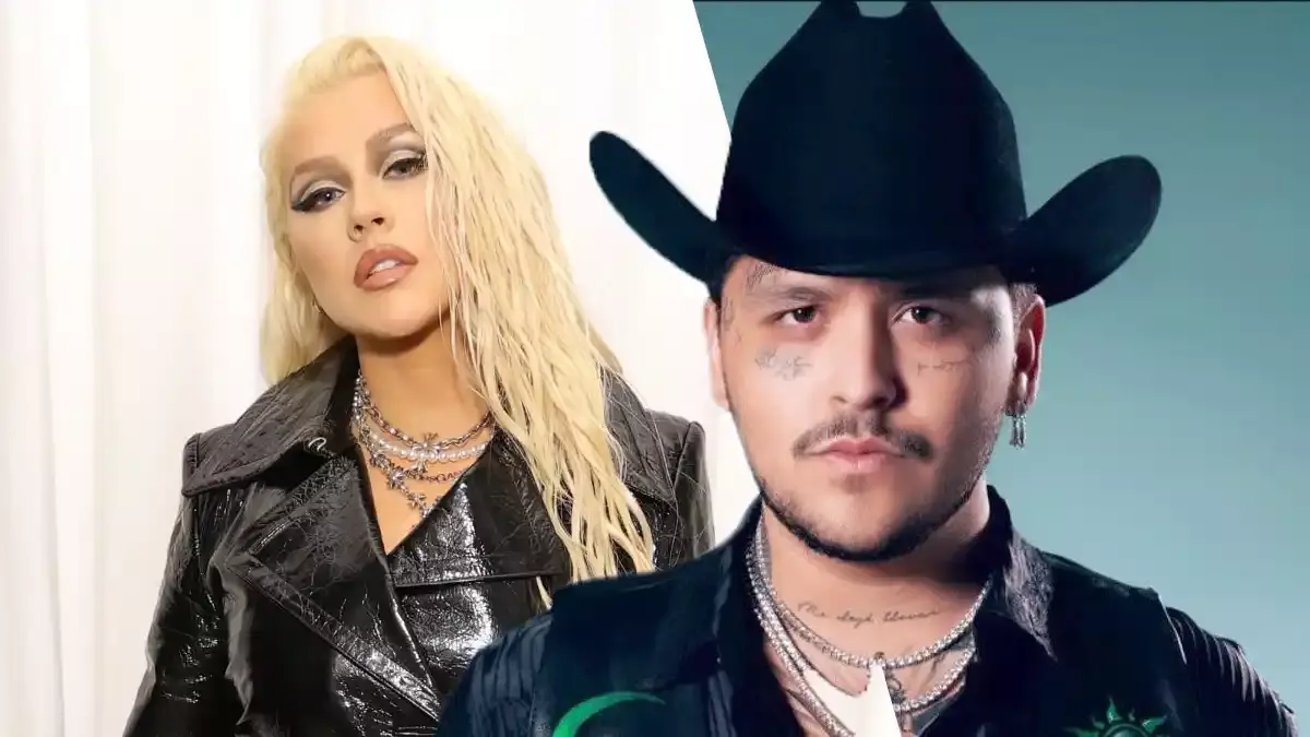 Christina Aguilera y Christian Nodal.