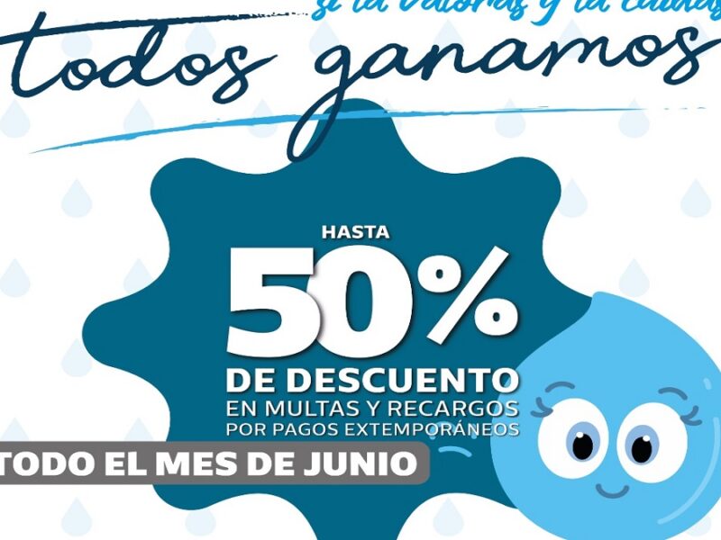 Anuncia Sosapach campaña de 50% descuento en multas y recargos