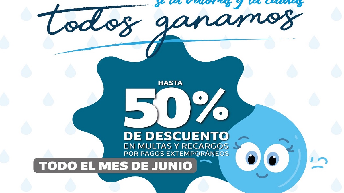 Anuncia Sosapach campaña de 50% descuento en multas y recargos