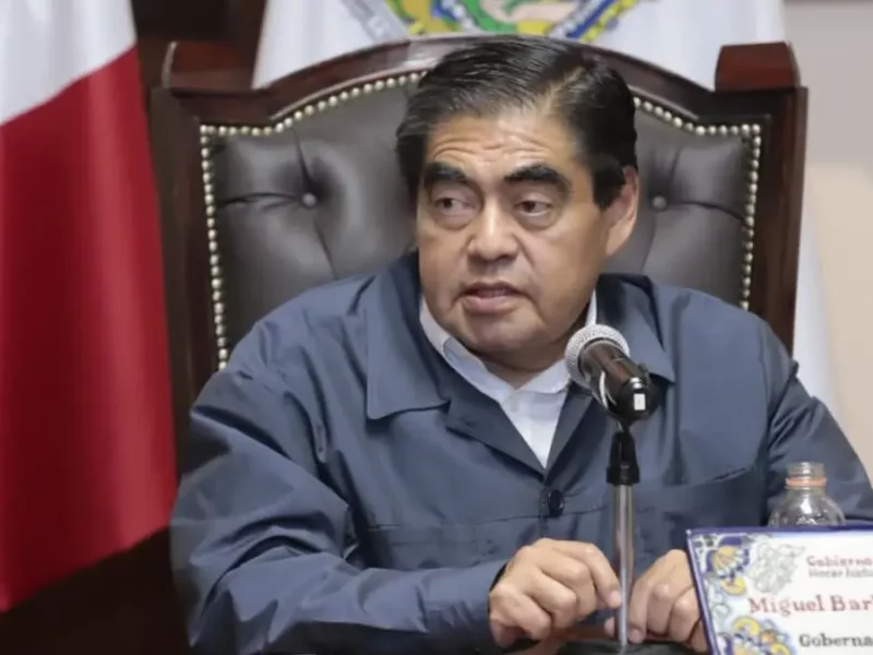 Miguel Barbosa, gobernador de Puebla.
