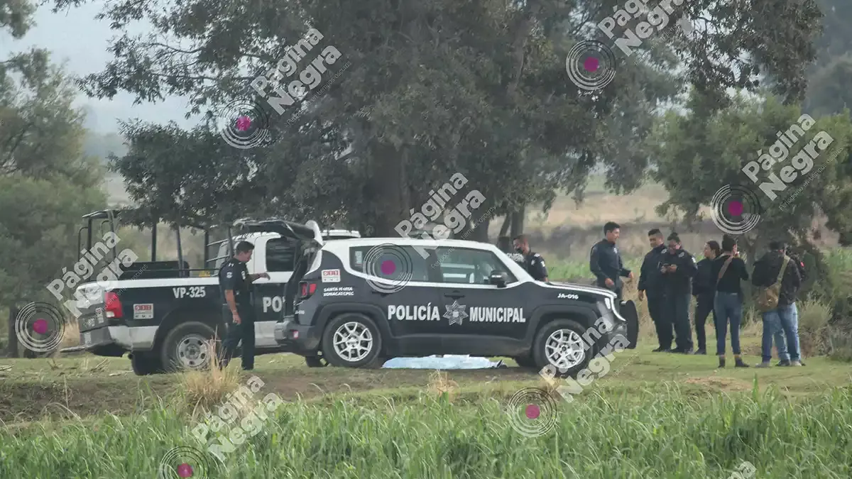 Encuentran cadáveres en jagüey de San Miguel Espejo.