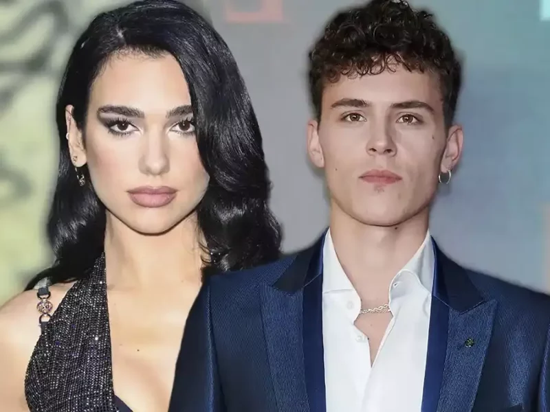 Posible romance entre Dua Lipa y Arón Piper.