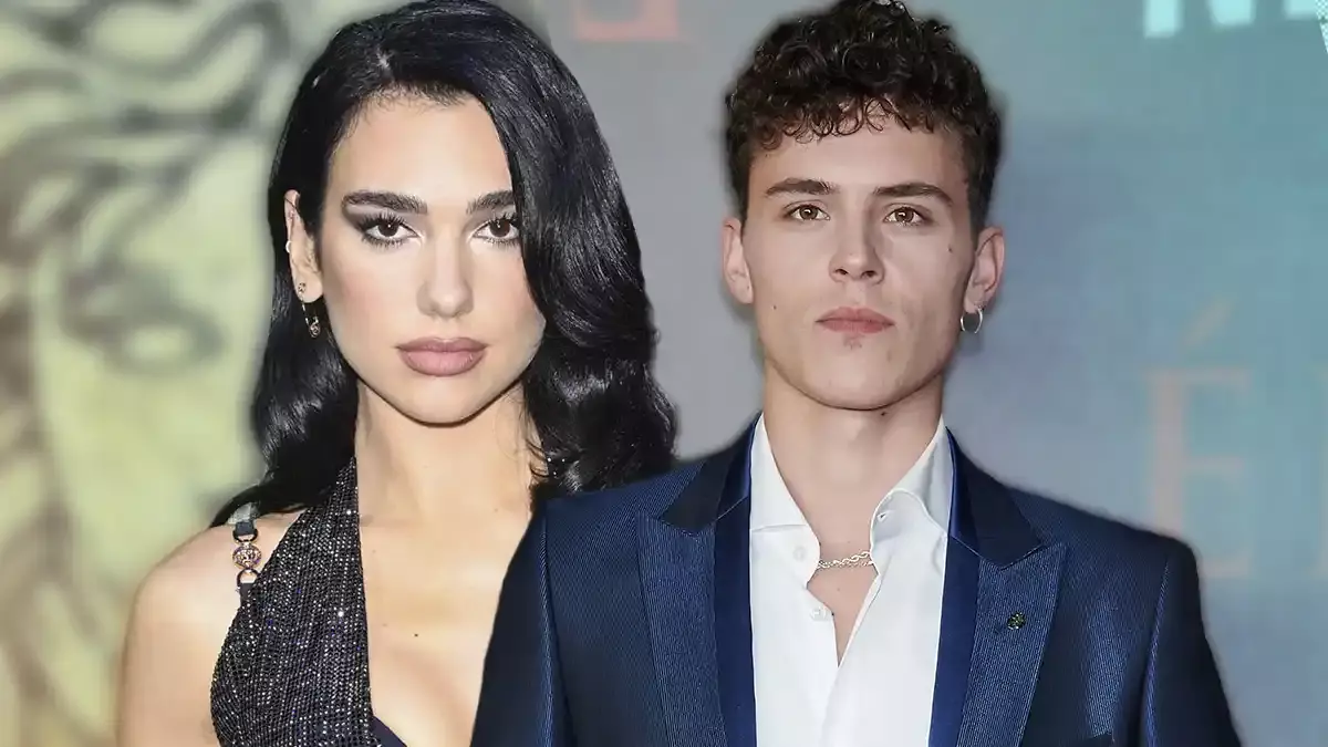 Posible romance entre Dua Lipa y Arón Piper.
