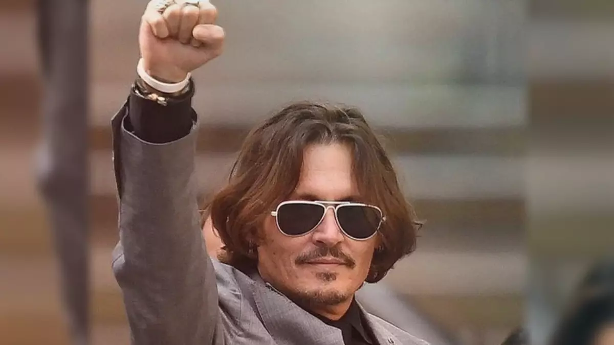 Johnny Depp, actor y productor estadounidense.