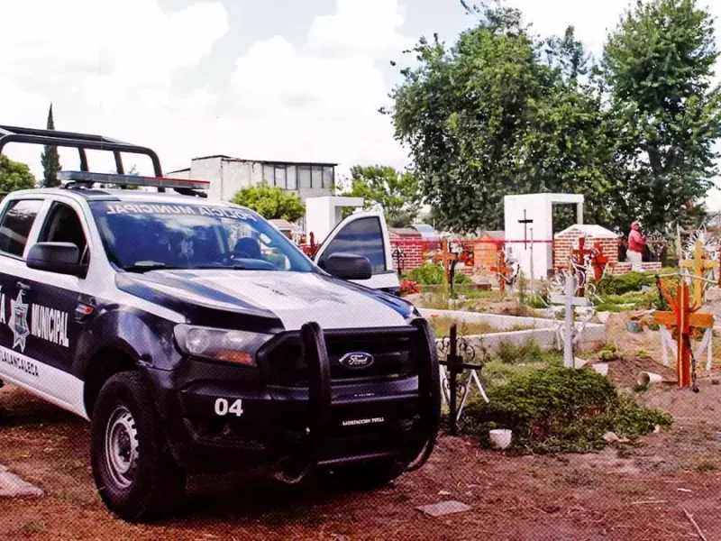 Fue localizado un feto humano en el panteón de San Matías Tlalancaleca.