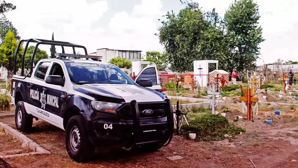 Fue localizado un feto humano en el panteón de San Matías Tlalancaleca.