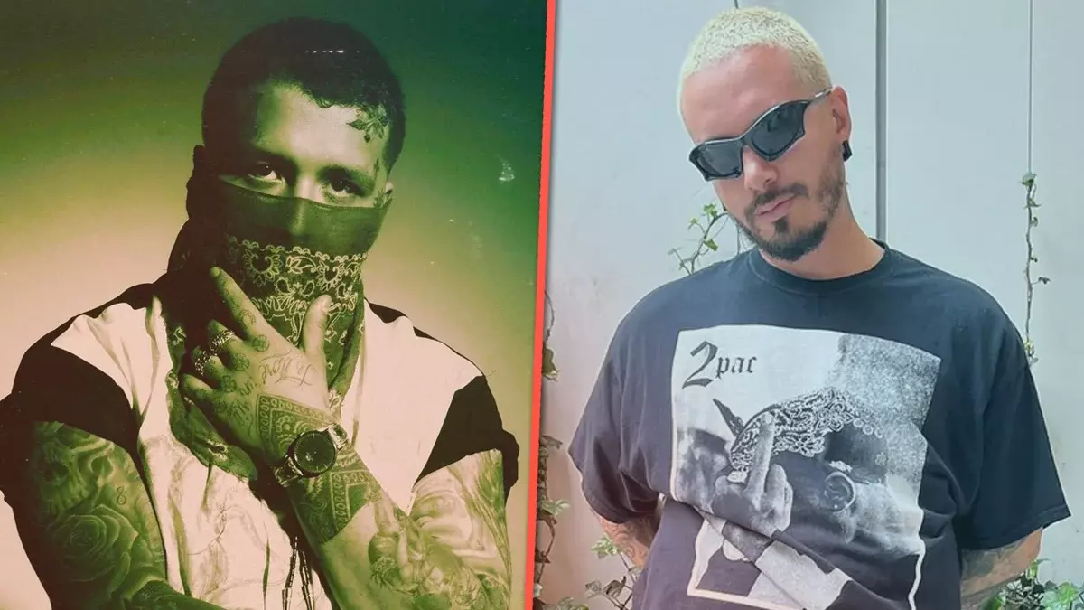 Christian Nodal y J Balvin.