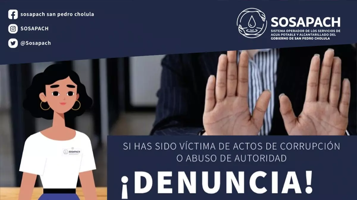 Sosapach pone en marcha el programa anticorrupción.
