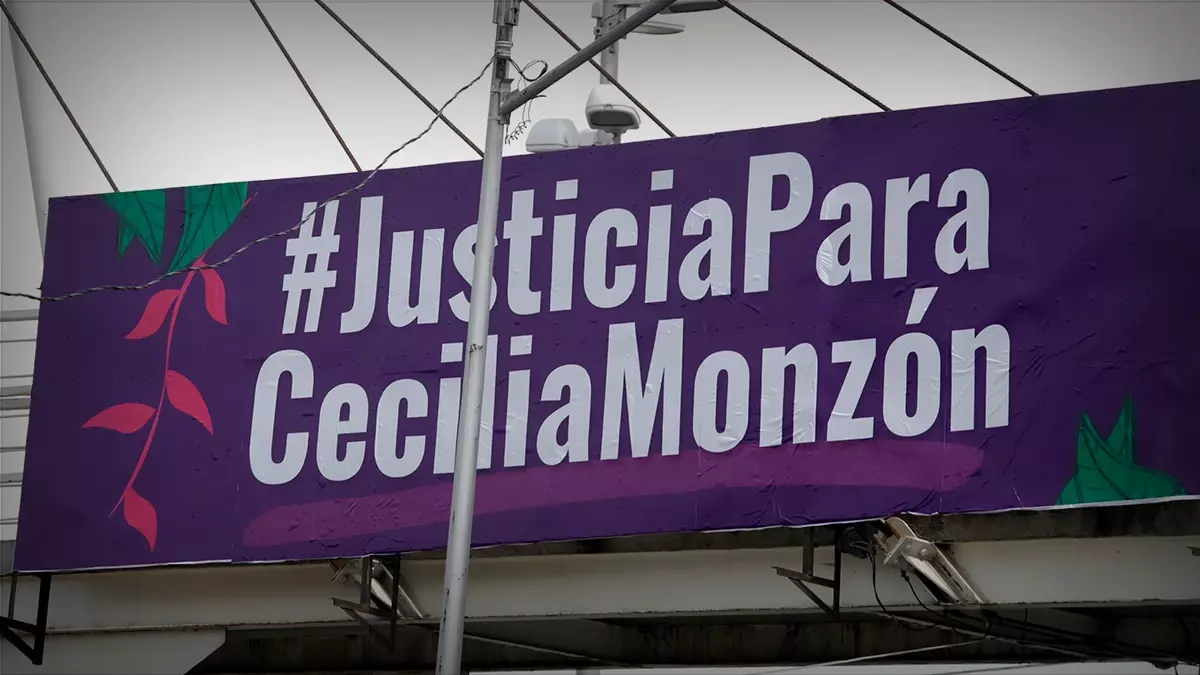 Colocan espectaculares para pedir justicia para Cecilia Monzón.