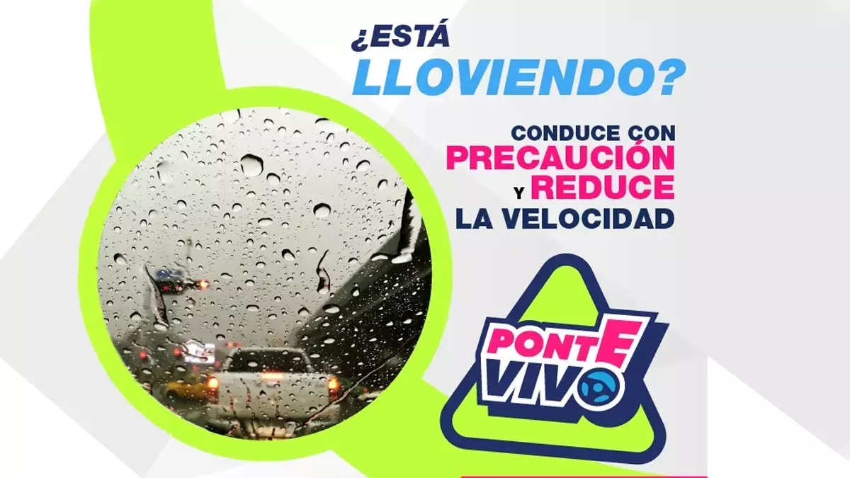 Ayuntamiento de Puebla exhorta a automovilistas a extremar precauciones ante lluvias