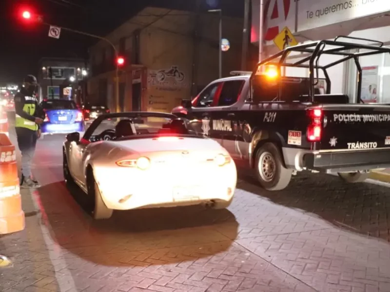 SSC de San Pedro remite a 32 conductores en Operativo Alcoholímetro.