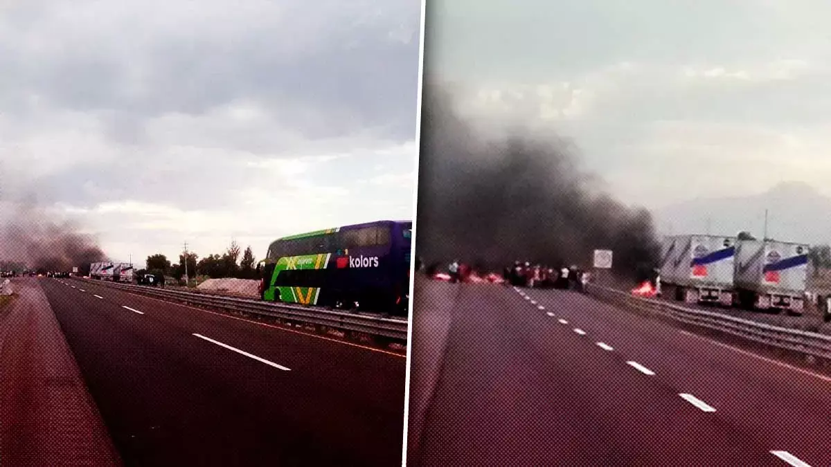 Cierran la autopista Puebla-Orizaba