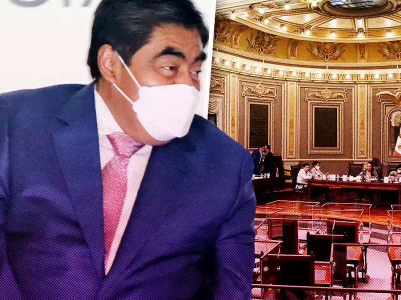 Barbosa envía paquete de iniciativas al Congreso del Estado de Puebla.