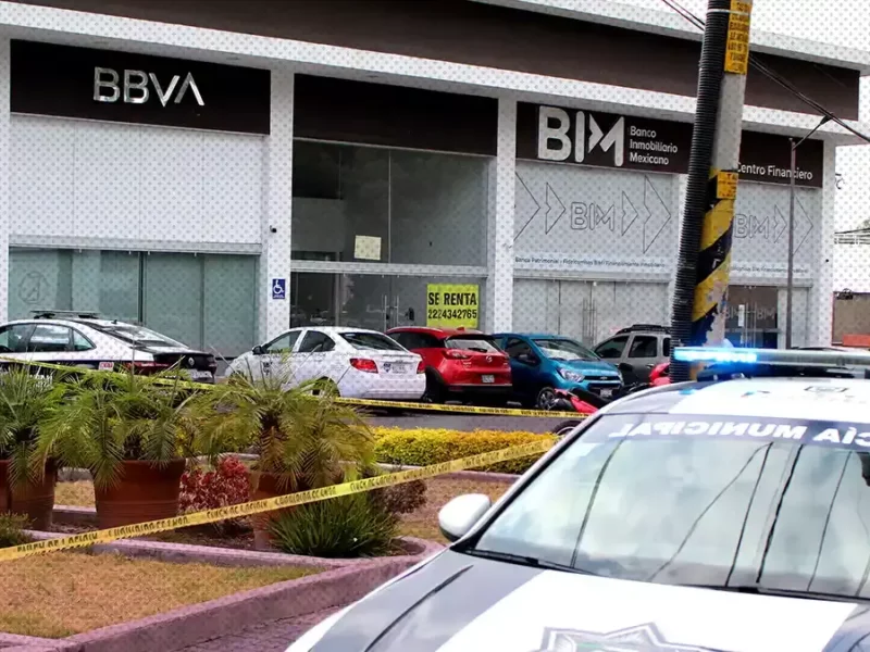 El robo a cuentahabientes en Puebla incrementó 85% durante 2022.