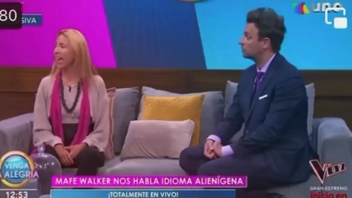 ¡Ah, ok! Mujer habla “lenguaje alienígena” en Venga la Alegría.