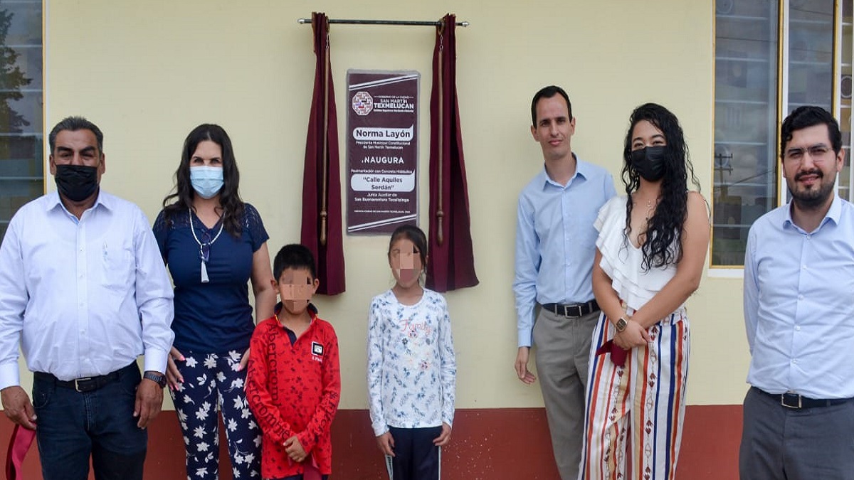 Norma Layón continúa trabajando por el bienestar de San Buenaventura Tecaltzingo