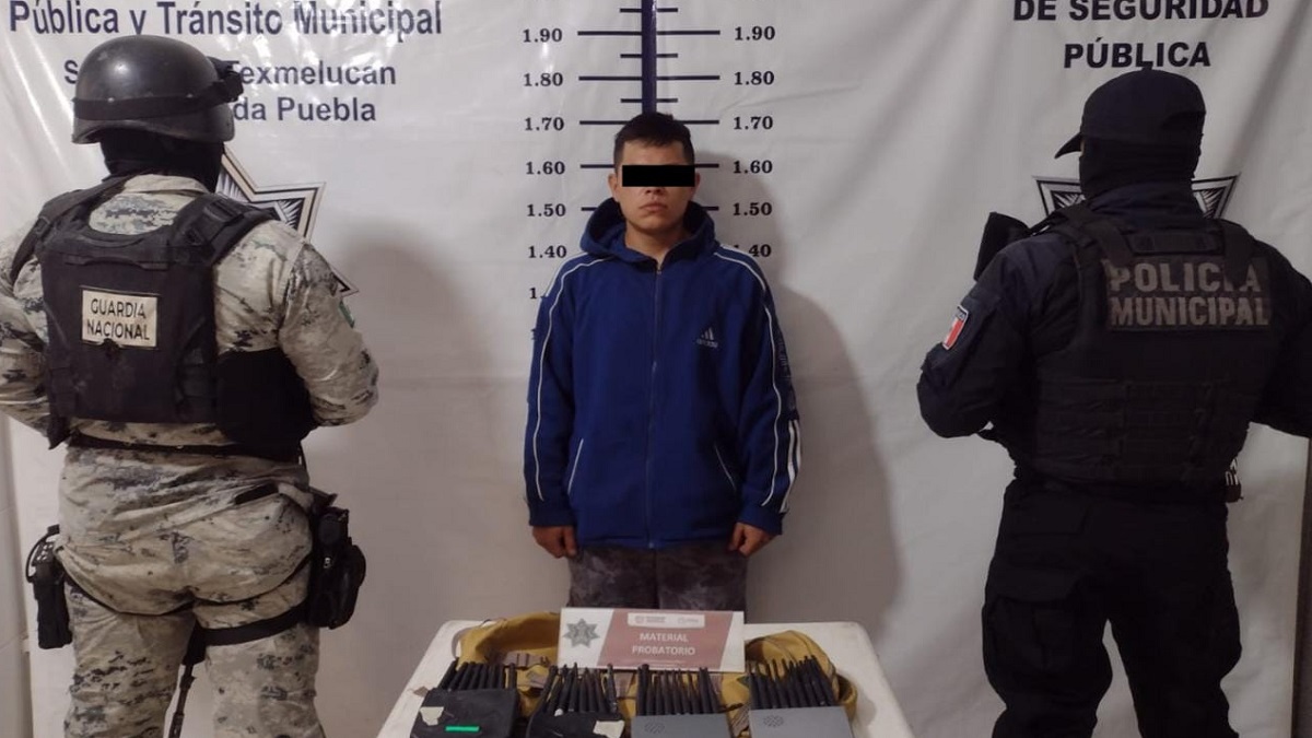 Seguridad Pública logró la detención de masculino por presuntos delitos a las vías de comunicación