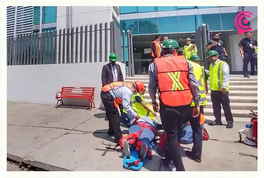 Nueve mil 371 personas en Puebla capital participaron en el Simulacro Nacional