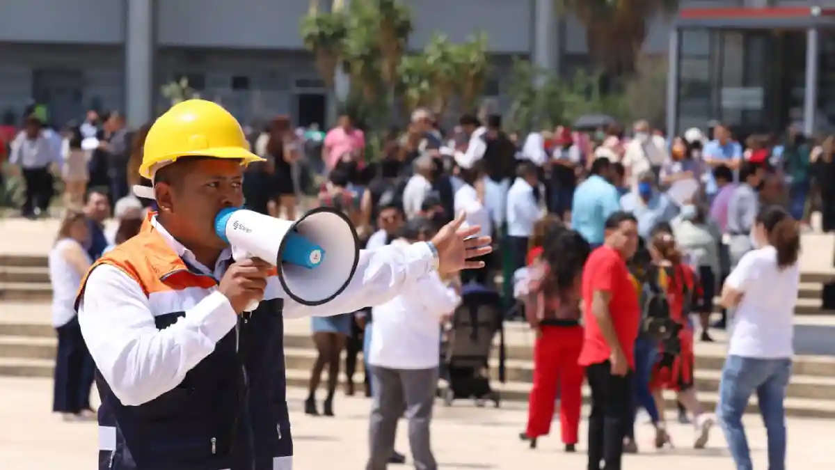 Se suma Poder Judicial de Puebla al Primer Simulacro Nacional de prevención contra sismo 2023