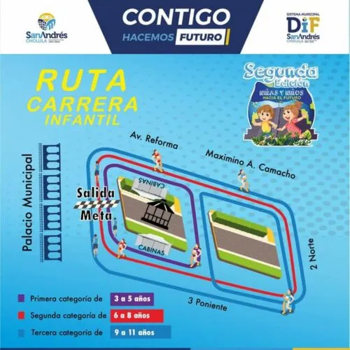 Todo listo para la Segunda Edición de la Carrera Niñas y Niños Hacia el Futuro
