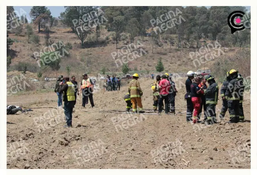 Avioneta se desplomó en San Pedro Cholula; hay dos lesionados