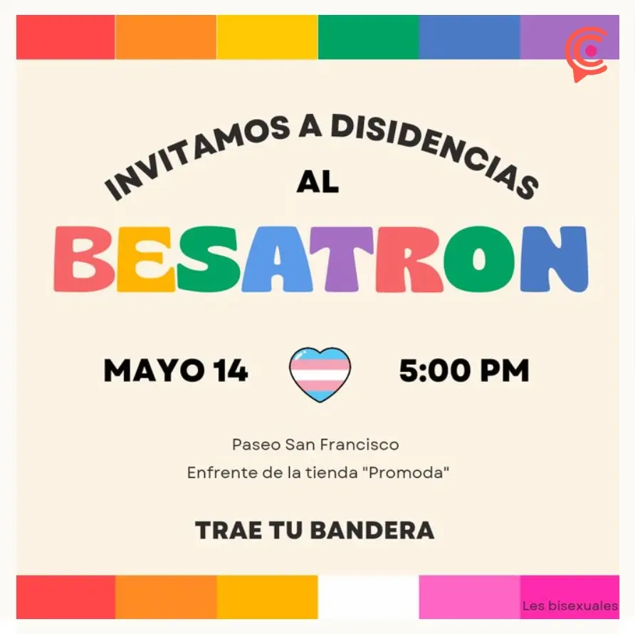 Colectivos LGTB convocan al ‘Besatron’ en Paseo San Francisco de Puebla
