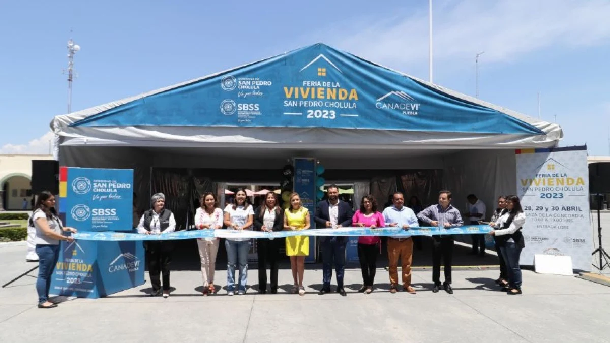 Paola Angon invita a las familias a visitar la Feria de la Vivienda 2023, en San Pedro Cholula.