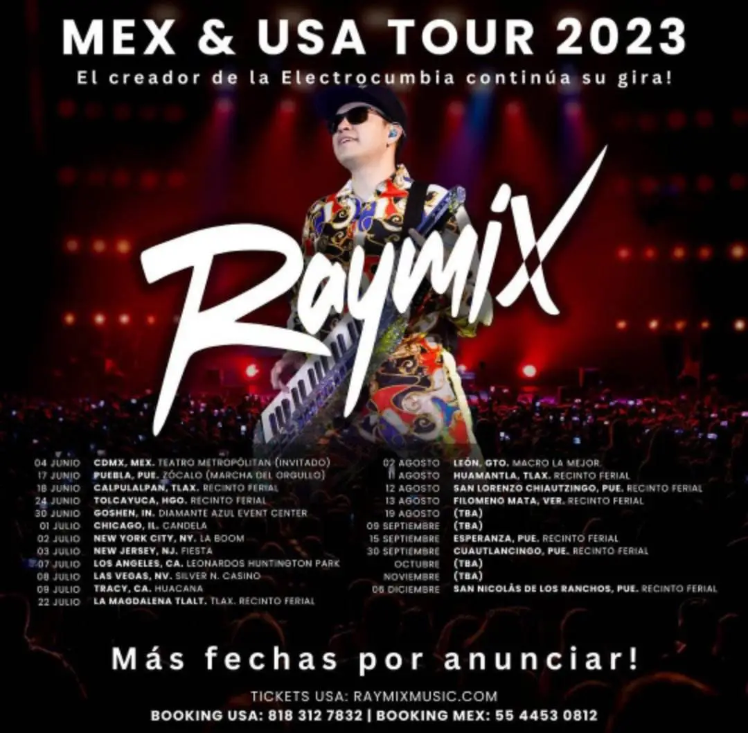 Gira de Ray Mix incluye cuatro presentaciones en Puebla; te decimos las fechas