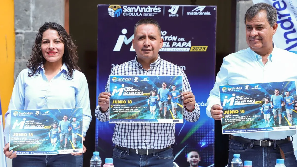 Mundo Tlatehui presentó el medio maratón del día del papá a realizarse el 18 de junio