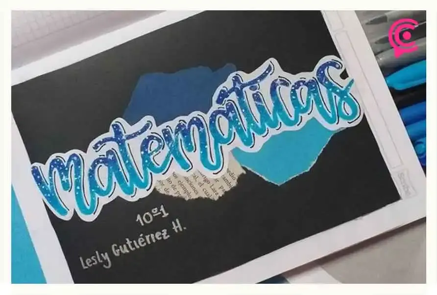 Ideas para portadas de matemáticas: fáciles, originales y bonitas