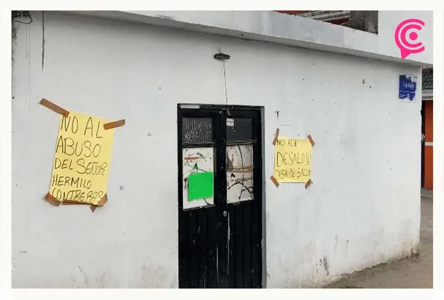 Poblanos acusan a vecino de San José los Cerritos, de apropiarse de Casa de Salud