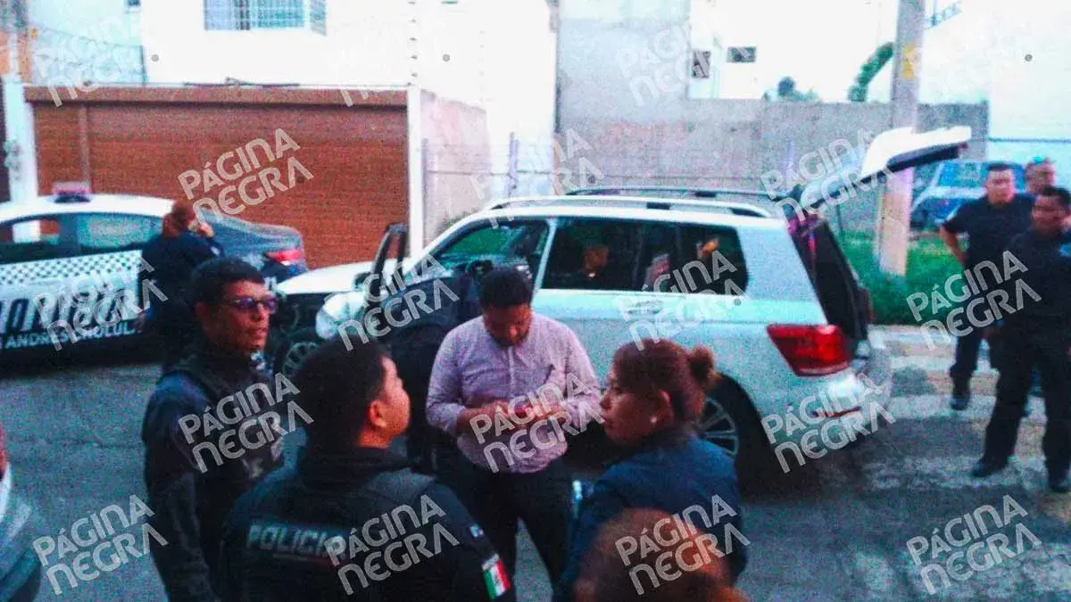 Adolescentes atropellan a dos policías en San Andrés Cholula