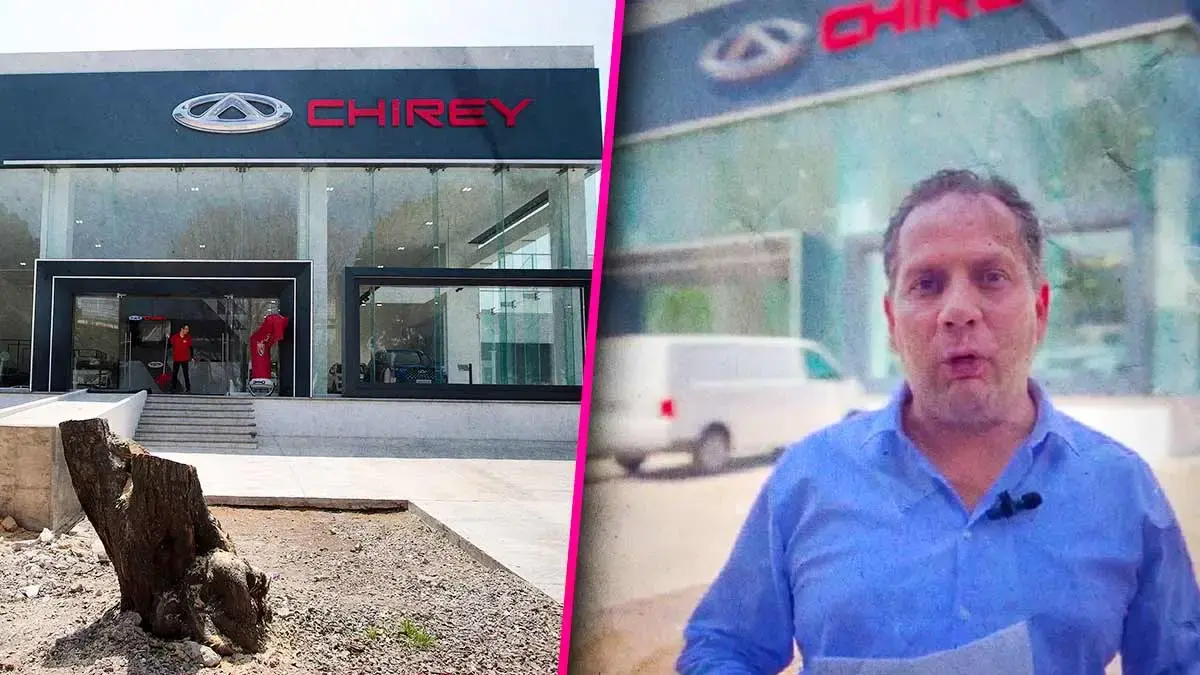 Alejandro Carvajal denuncia a empresa Chirey por tala de árboles en Puebla.