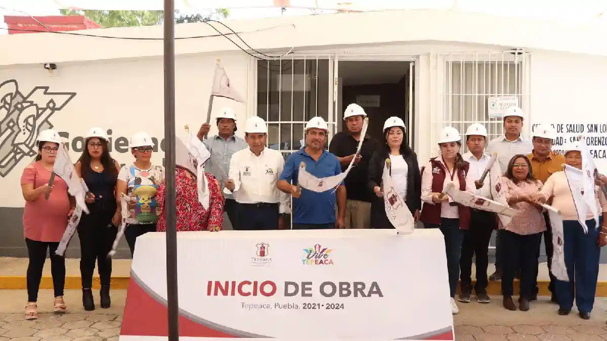 Gobierno de Tepeaca inicia obra en el Centro de Salud de San Lorenzo Joya de Rodríguez