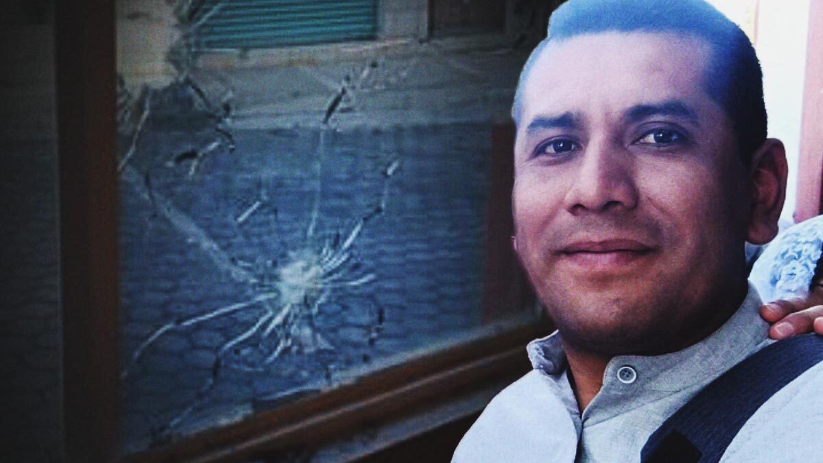 Atacan a Jesús Barrales, presidente auxiliar de Santiago Acatlán en Tepeaca.