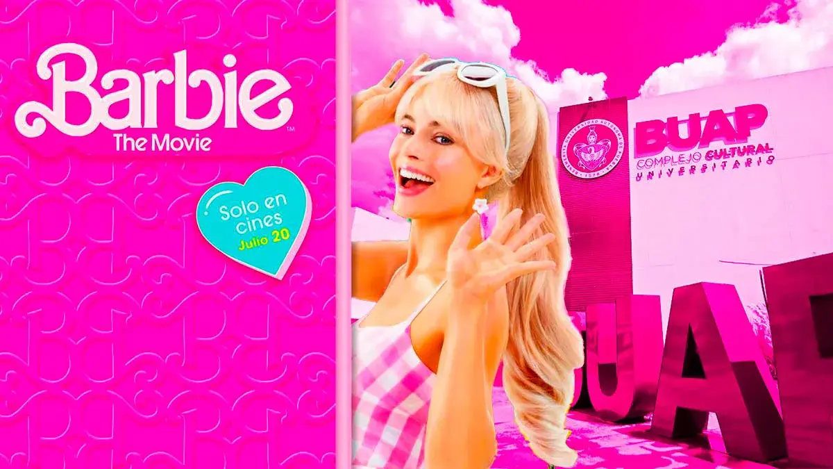 BUAP se une a la “fiebre rosa” y proyectará la nueva película de Barbie.