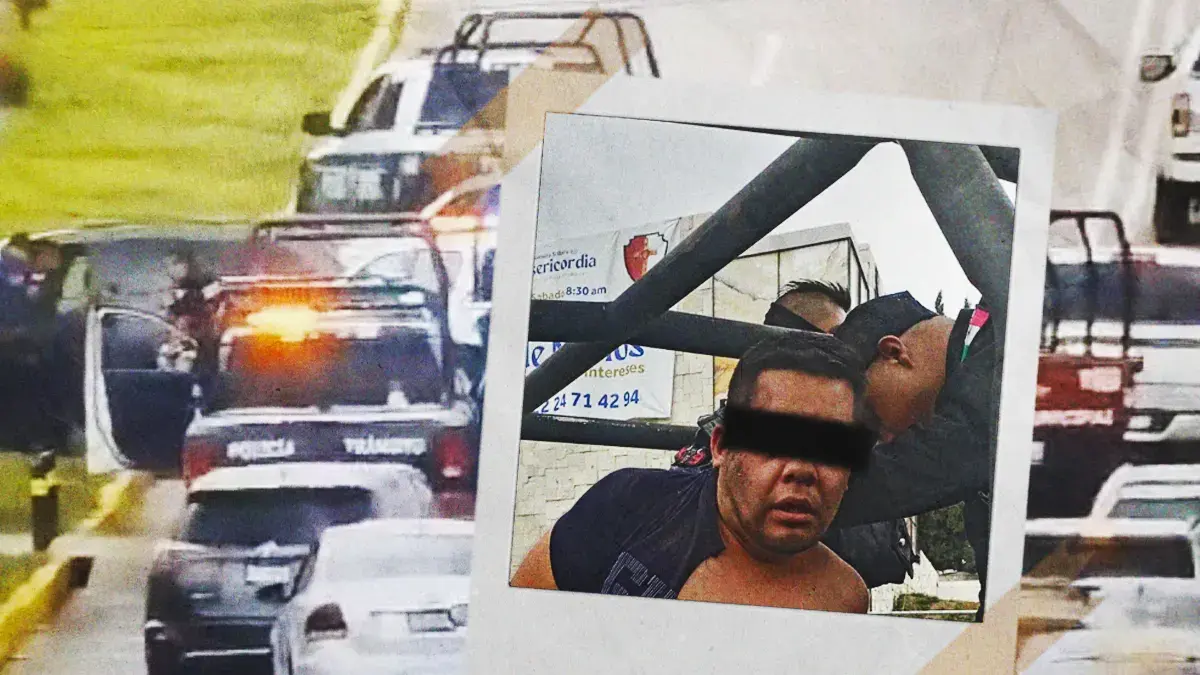 Intentó secuestrar a una mujer y en su escape chocó varios autos y dos patrullas, pero después pagó una multa de 50 mil pesos y lo liberaron.